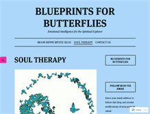 Tablet Screenshot of blueprintsforbutterflies.com